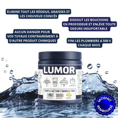 Débouche tes canalisations en moins de 5 min grâce à notre poudre moussante