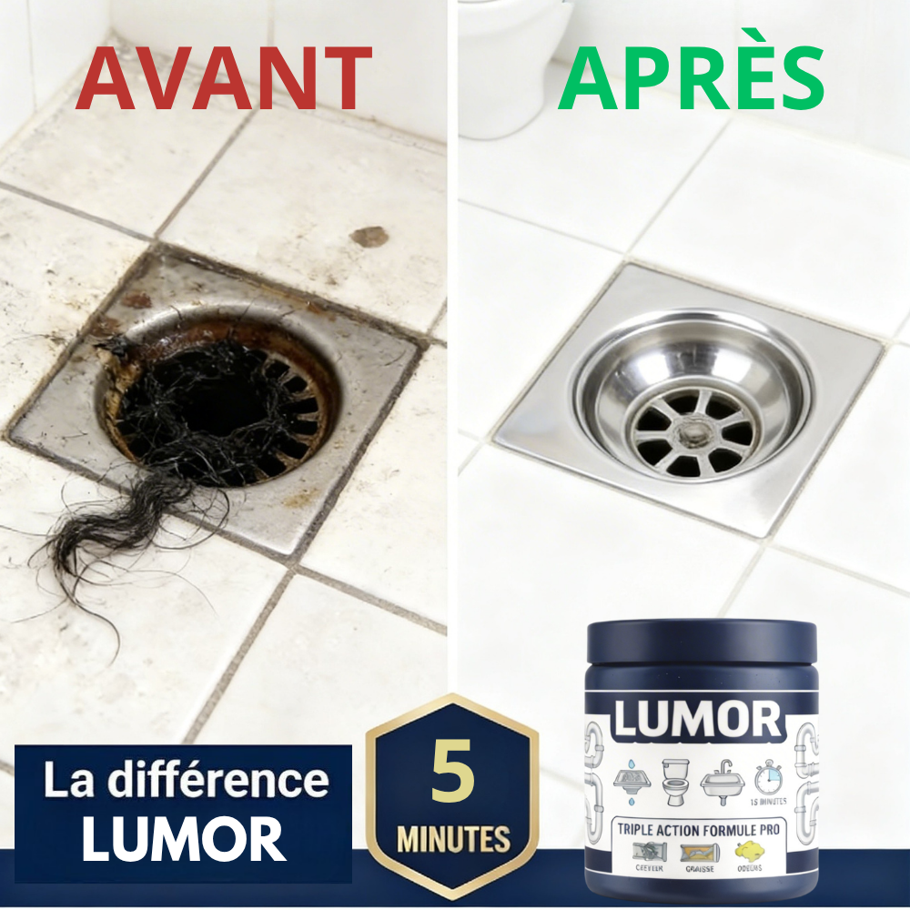 Débouche tes canalisations en moins de 5 min grâce à notre poudre moussante