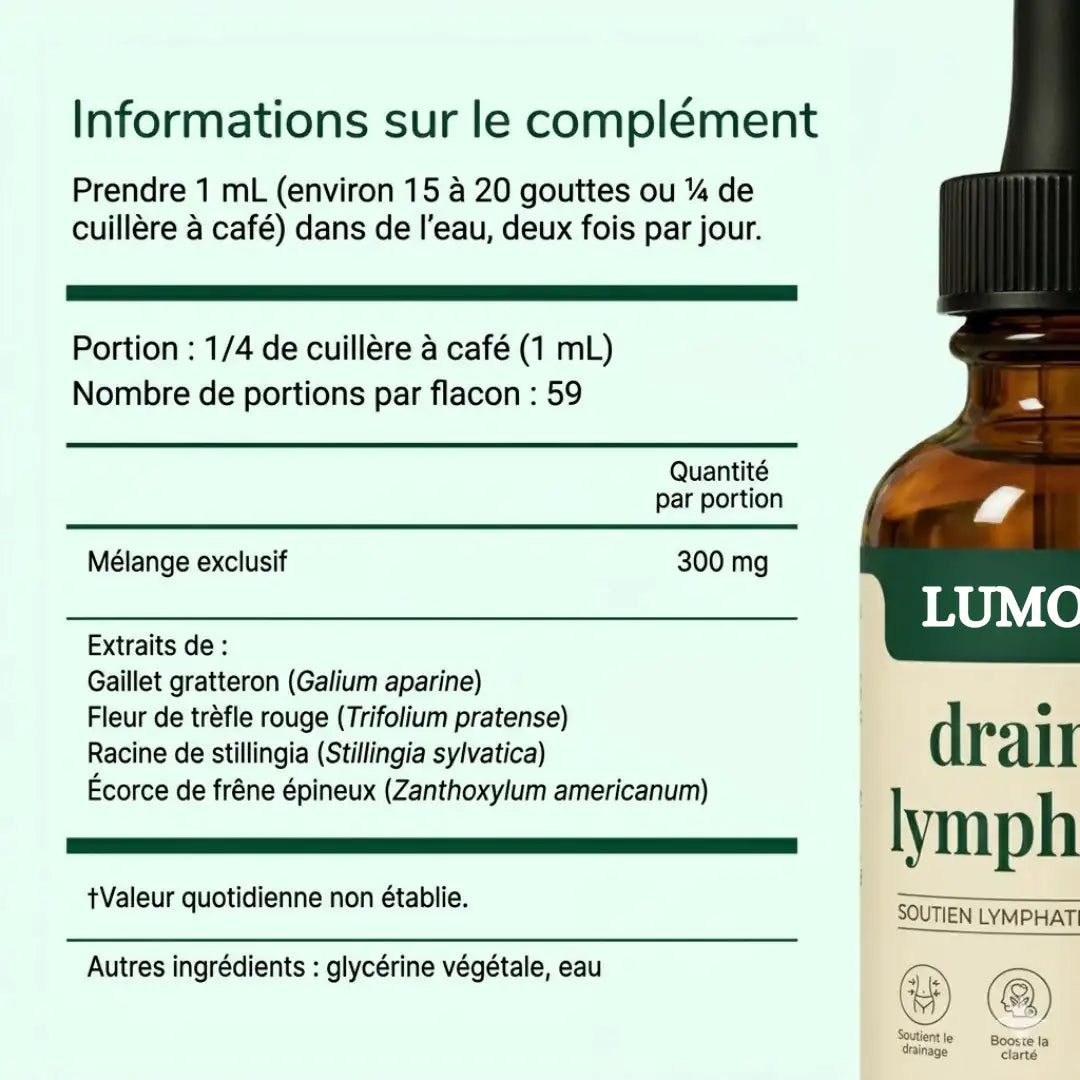 DRAINANT LYMPHATIQUE MASCULIN