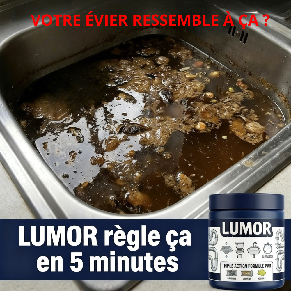 Débouche tes canalisations en moins de 5 min grâce à notre poudre moussante